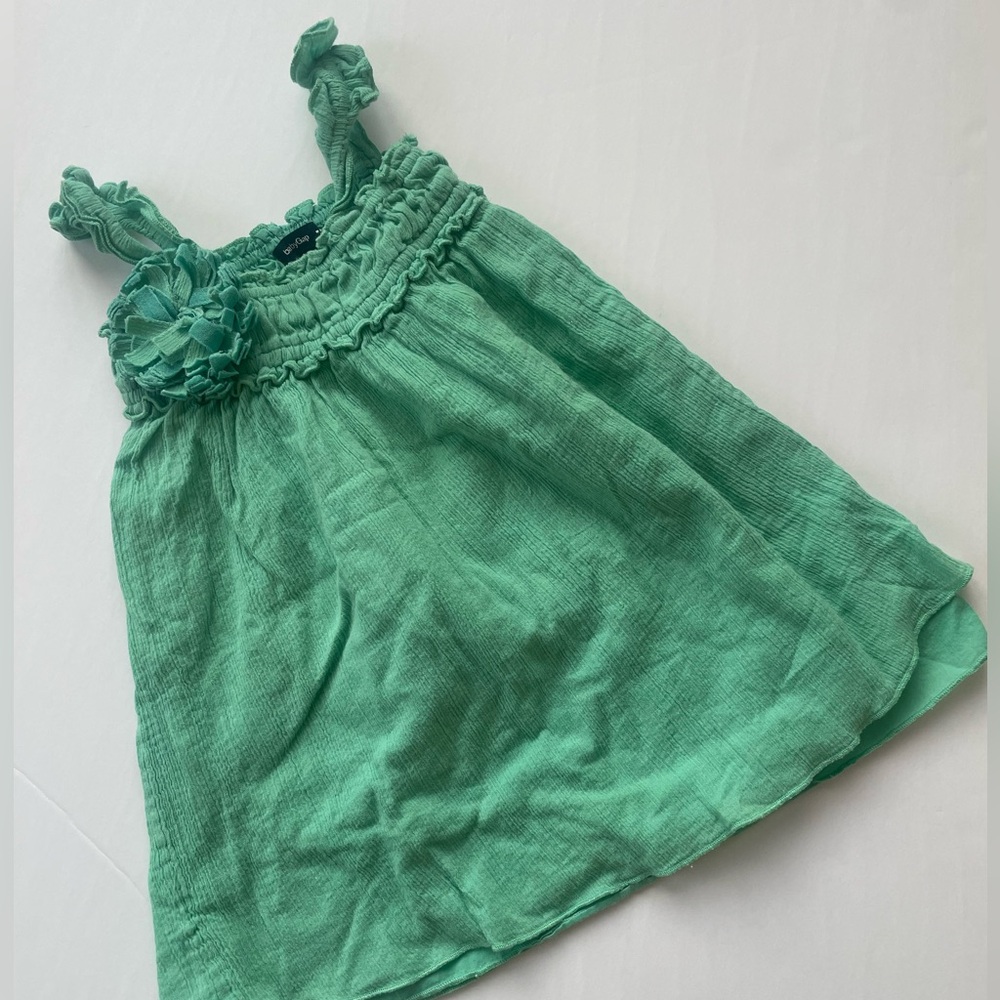 BabyGAP Mint Green Ruffled Baby Dress-12-18 months